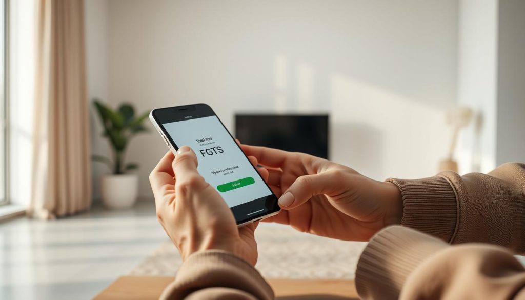 Como consultar o saldo do FGTS pelo celular